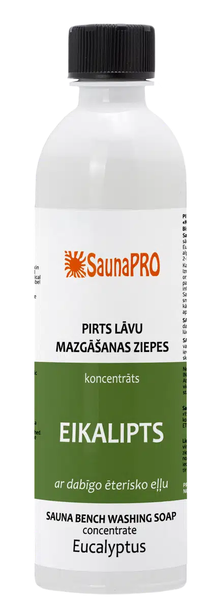 SaunaPro Eucalyptus bench washing soap